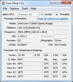 Core Temp Коре Темп — логотип